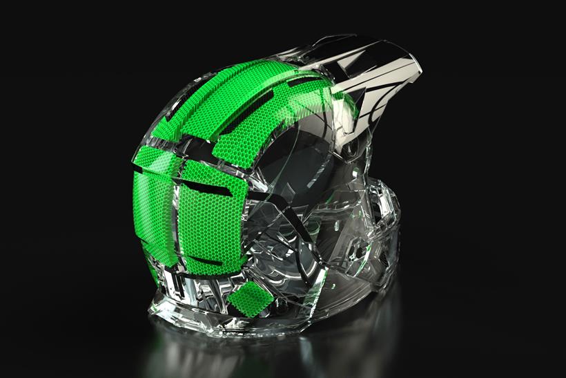 Klim helmet with Koroyd armour