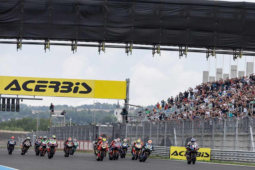 Toprak Razagtlioglu leads the way in the third World Superbike Championship race at Balaton Park.