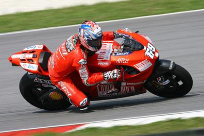 The former factory Honda rider clocked a best time of 2.03.034 early this morning