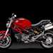 Ducati Monster 1100- side view in red