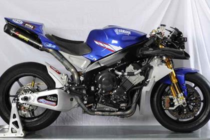 The 2009 Yamaha R1 uses a crossplane crank