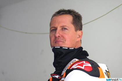 Michael Schumacher crashed his Honda CBR1000RR Fireblade