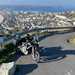 Triumph Tiger 1200 Rally Explorer parked in scenic lay-by