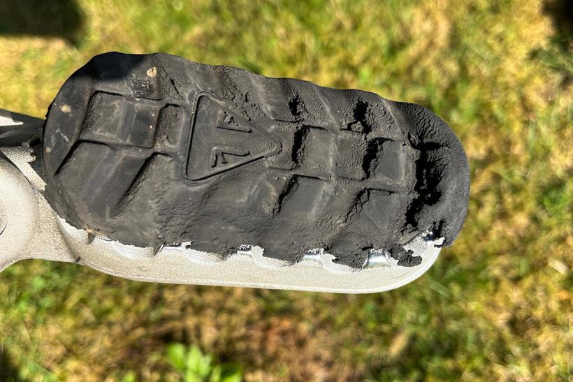 Triumph Tiger 1200 Rally Explorer worn footpeg