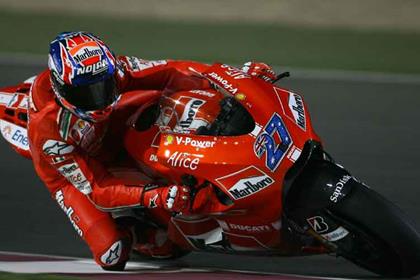 Casey Stoner dominated the Qatar test