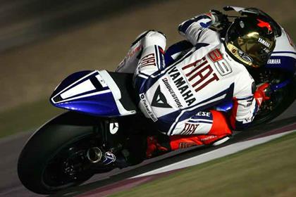 Jorge Lorenzo ended the test second quickest