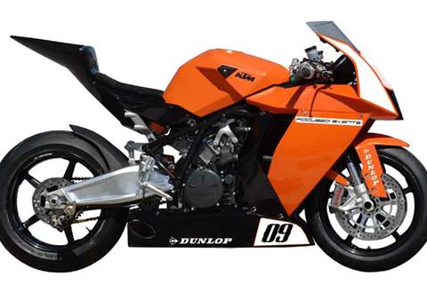 KTM offer race bike hire for RC8 Super Cup