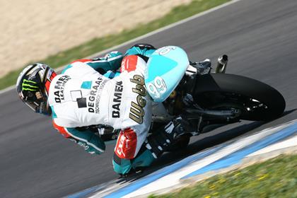 The British teenager has struggled with a lack of front-end feel from a new set of Ohlins front forks