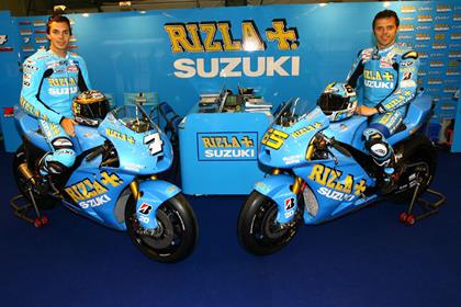 This morning’s unveiling ended long negotiations between Suzuki and Rizla