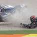 Ben Spies crashed out of the first race at Valencia
