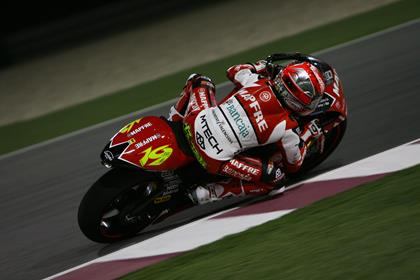 Alvaro Bautista starts from pole in Qatar