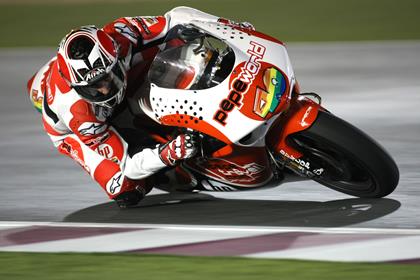 Hector Barbera took the win in Qatar