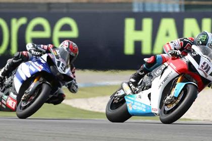 Leon Haslam finished third and second at Assen