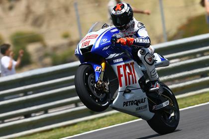 Jorge Lorenzo got his first pole of the season at Jerez