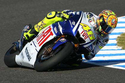 Valentino Rossi improved in warm-up