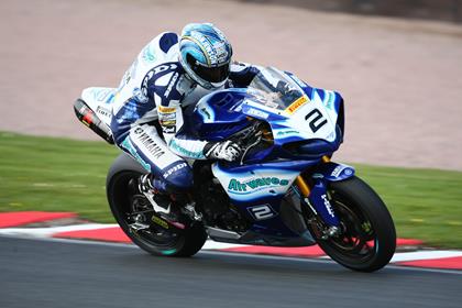 Leon Camier took pole at Donington Park