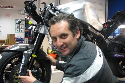 Michael Rutter has been busy preparing his own bike