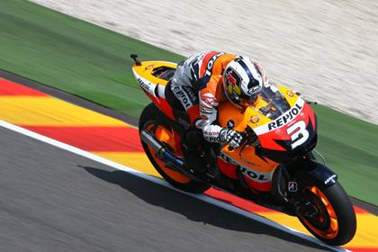 The Repsol Honda rider rode through the pain barrier to qualify eighth this afternoon