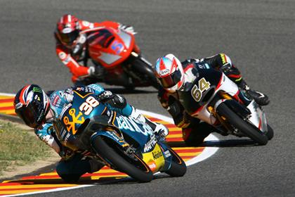 Bradley Smith started from pole and finished there in the Mugello 125 clash