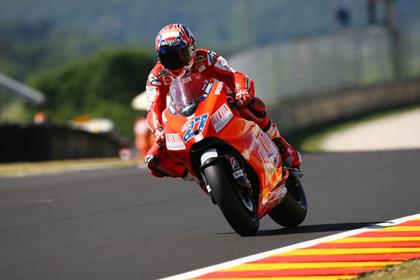 Stoner's win at Mugello puts him into the lead in the championship