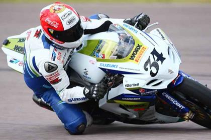 Michael Rutter scored two fifths at Thruxton