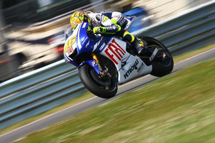 Rossi was just 0.005s off the best time in Assen