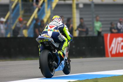 Rossi took his 100th win at Assen