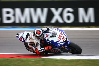 Lorenzo did less then one lap in last year's Laguna race