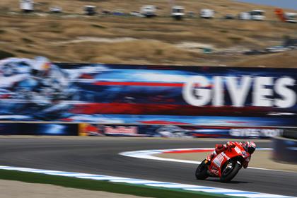 Stoner's health worries continue in Laguna Seca