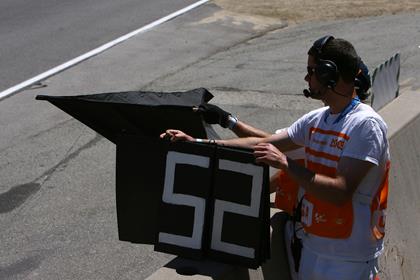 Toseland was black flagged for missing a ride through penalty