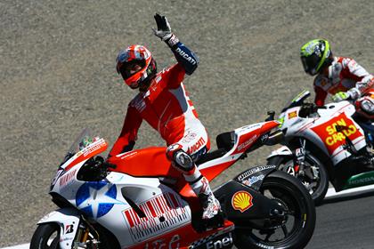 Hayden savours his best Ducati result