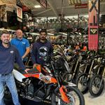 Local dealership donates KTM 790 Adventure to RTW motorcyclist stranded after Nottingham bike theft