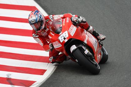 Hayden was on the pace again in Germany