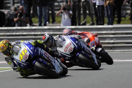 Valentino Rossi took the win at the Sachsenring