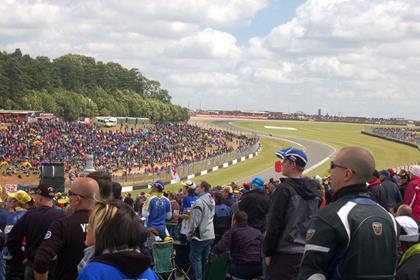 The infield at Donington Park will be open for the MotoGP