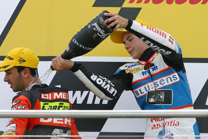 Redding sensationally won the British 125GP last year