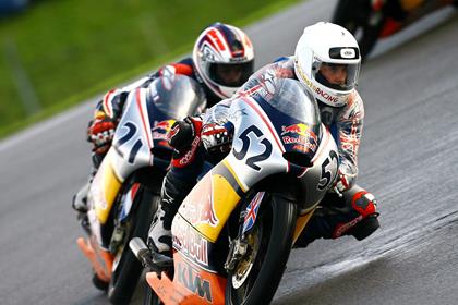 Danny Kent has taken pole at Donington Park