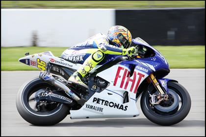 Valentino Rossi was surprised to get pole position