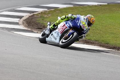 This is Rossi's fourth MotoGP pole at Donington Park