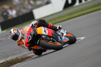 Dovizioso won the last MotoGP race at Donington Park