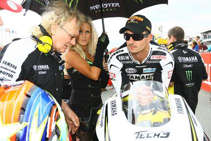 Edwards initially wanted to run wet tyres