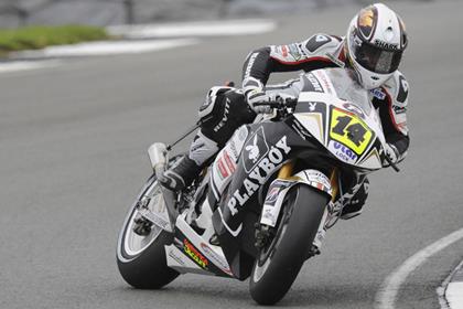 Randy de Puniet broke his ankle in a motocoss accident