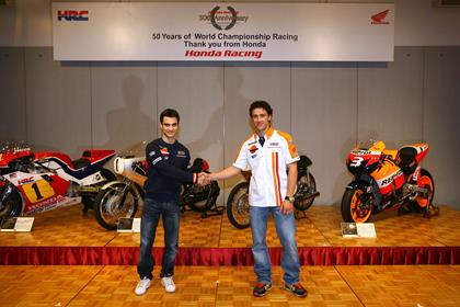 Pedrosa and Dovizioso will stay with Repsol Honda