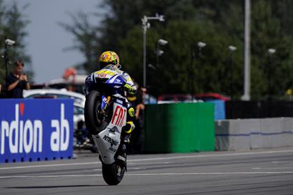 Rossi is 50-points clear in the title race after 102nd win