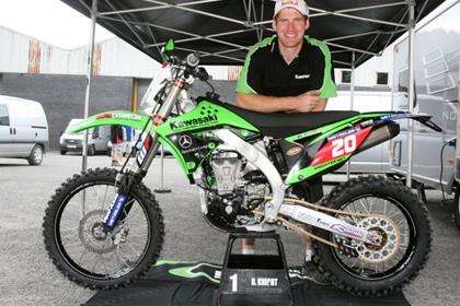 David Knight with his KX450F