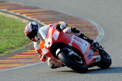 Pasini crashed twice but impressed Ducati in Mugello