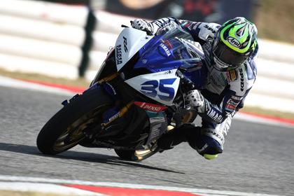 Cal Crutchlow set the fastest time on his Yamaha R6