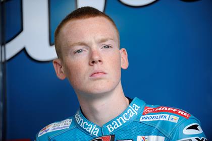 Bradley Smith suffered a heavy crash in practice today