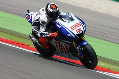 Lorenzo was quickest in practice today