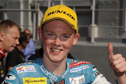 Bradley Smith was happy with a third place finish in Estoril